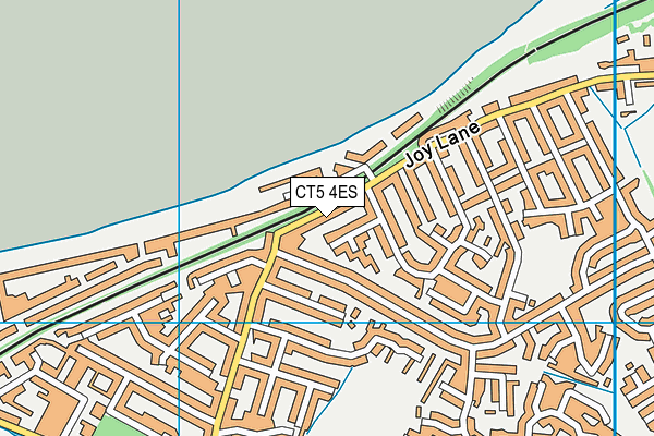 CT5 4ES map - OS VectorMap District (Ordnance Survey)