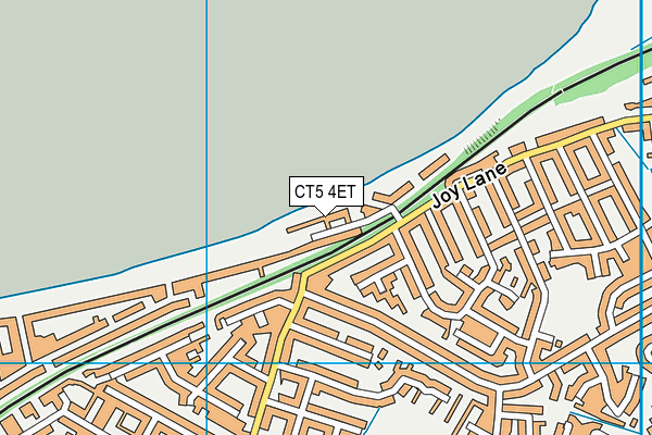 CT5 4ET map - OS VectorMap District (Ordnance Survey)