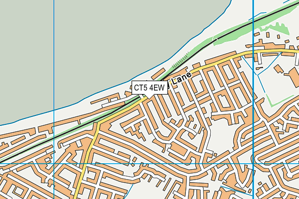 CT5 4EW map - OS VectorMap District (Ordnance Survey)