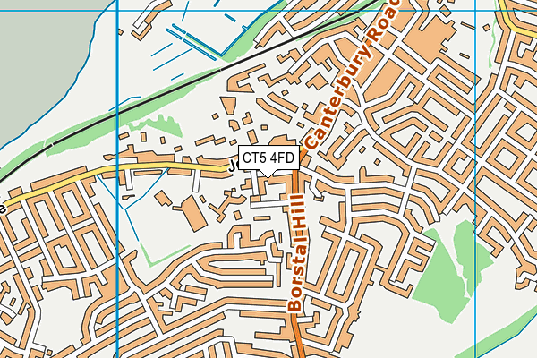 CT5 4FD map - OS VectorMap District (Ordnance Survey)