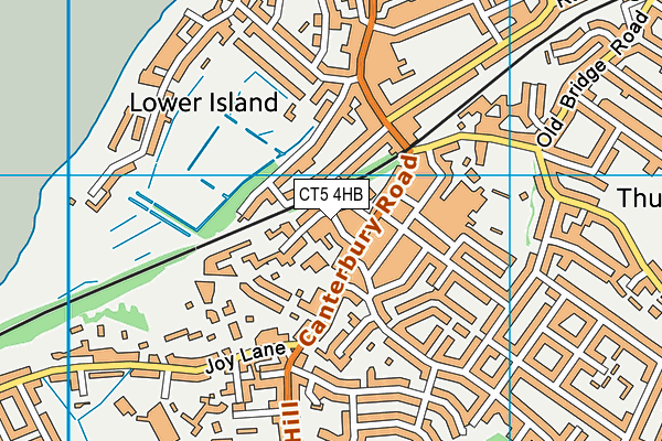 CT5 4HB map - OS VectorMap District (Ordnance Survey)