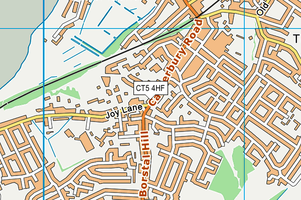 CT5 4HF map - OS VectorMap District (Ordnance Survey)