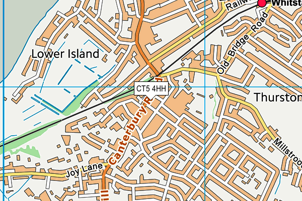 CT5 4HH map - OS VectorMap District (Ordnance Survey)