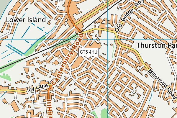 CT5 4HU map - OS VectorMap District (Ordnance Survey)