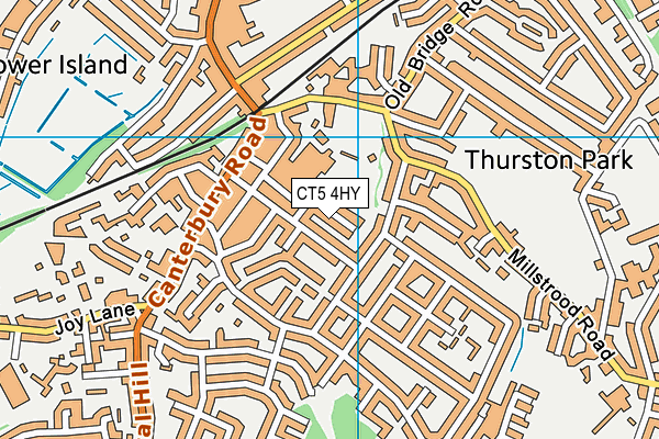 CT5 4HY map - OS VectorMap District (Ordnance Survey)