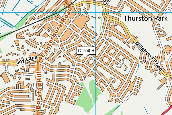 CT5 4LH map - OS VectorMap District (Ordnance Survey)