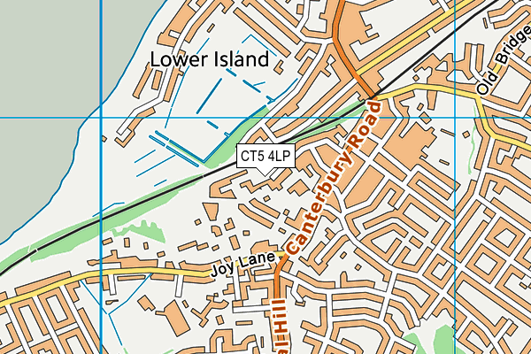 CT5 4LP map - OS VectorMap District (Ordnance Survey)