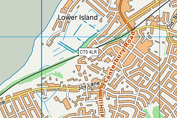 CT5 4LR map - OS VectorMap District (Ordnance Survey)