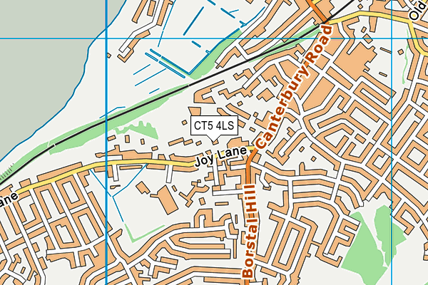 CT5 4LS map - OS VectorMap District (Ordnance Survey)