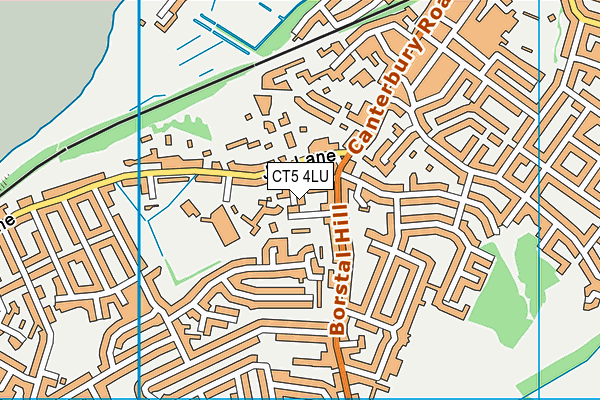 CT5 4LU map - OS VectorMap District (Ordnance Survey)