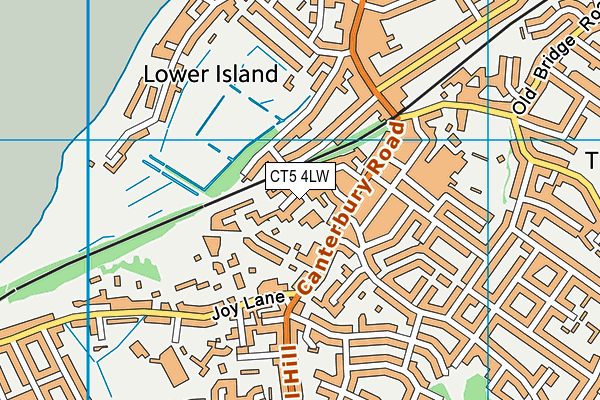 CT5 4LW map - OS VectorMap District (Ordnance Survey)