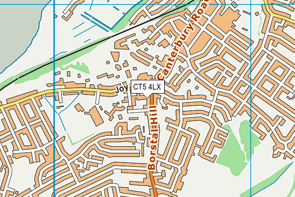 CT5 4LX map - OS VectorMap District (Ordnance Survey)