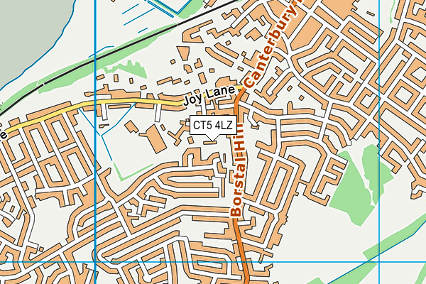 CT5 4LZ map - OS VectorMap District (Ordnance Survey)