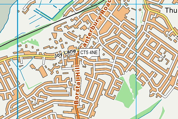 CT5 4NE map - OS VectorMap District (Ordnance Survey)