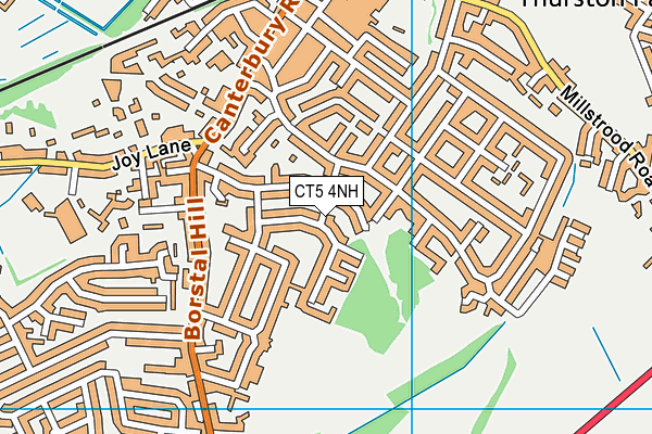 CT5 4NH map - OS VectorMap District (Ordnance Survey)