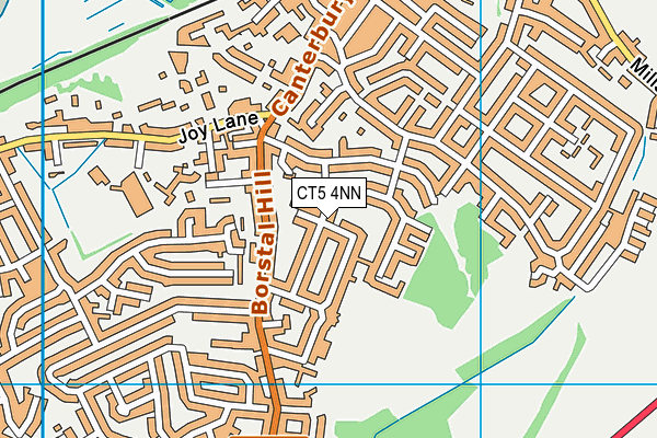 CT5 4NN map - OS VectorMap District (Ordnance Survey)