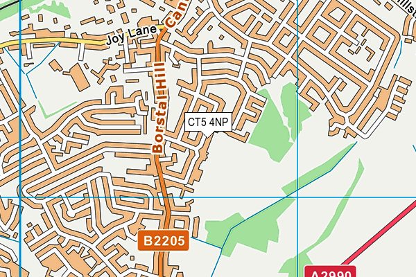 CT5 4NP map - OS VectorMap District (Ordnance Survey)