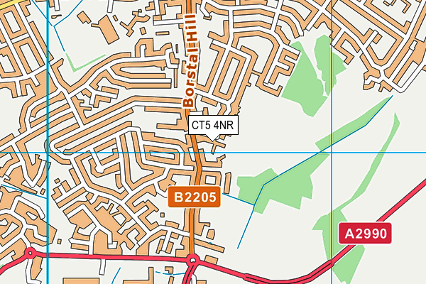 CT5 4NR map - OS VectorMap District (Ordnance Survey)