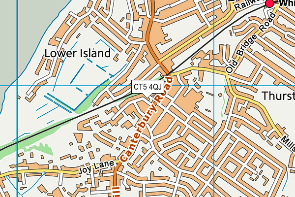 CT5 4QJ map - OS VectorMap District (Ordnance Survey)