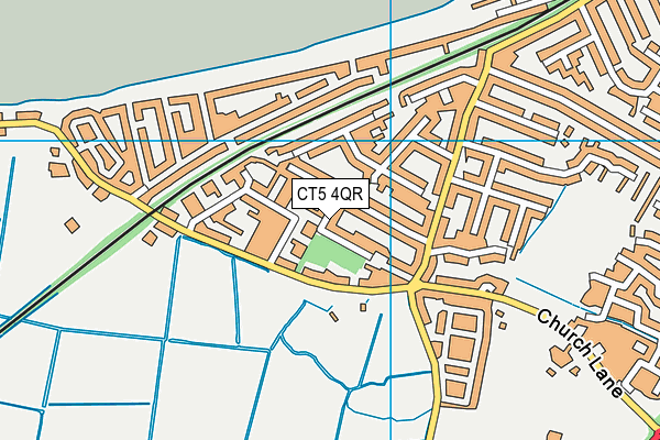 CT5 4QR map - OS VectorMap District (Ordnance Survey)