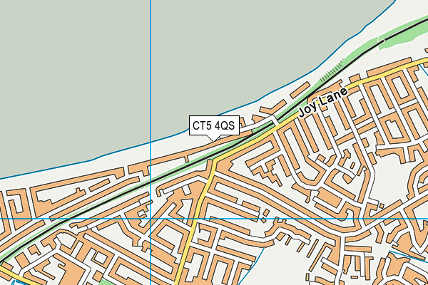 CT5 4QS map - OS VectorMap District (Ordnance Survey)