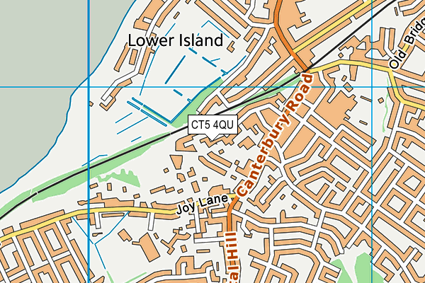 CT5 4QU map - OS VectorMap District (Ordnance Survey)