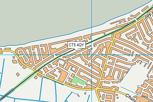 CT5 4QY map - OS VectorMap District (Ordnance Survey)