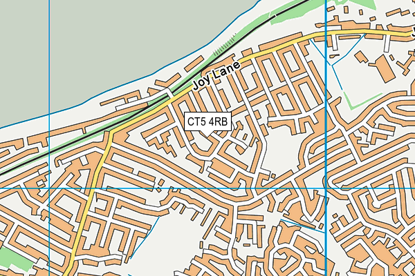 CT5 4RB map - OS VectorMap District (Ordnance Survey)