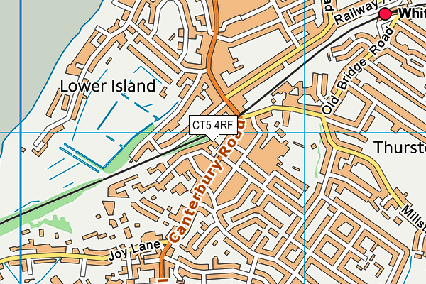 CT5 4RF map - OS VectorMap District (Ordnance Survey)