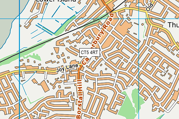 CT5 4RT map - OS VectorMap District (Ordnance Survey)