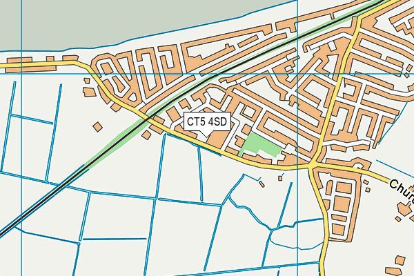 CT5 4SD map - OS VectorMap District (Ordnance Survey)