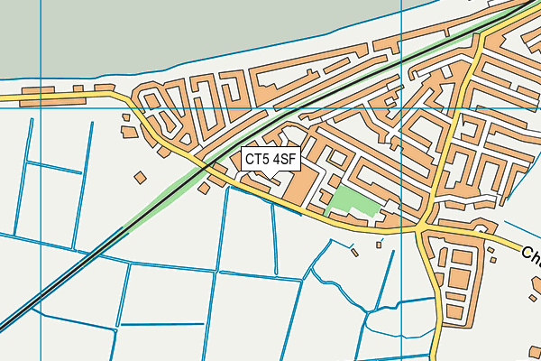 CT5 4SF map - OS VectorMap District (Ordnance Survey)