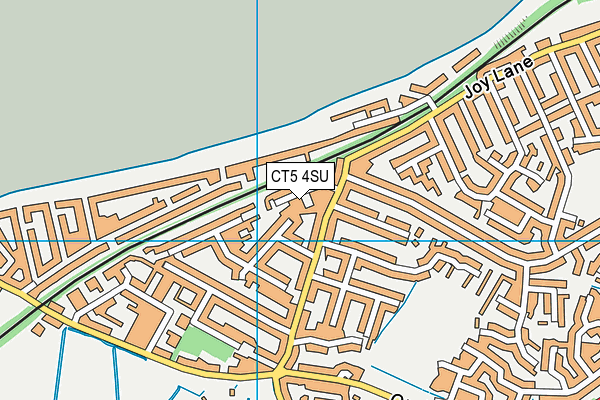 CT5 4SU map - OS VectorMap District (Ordnance Survey)