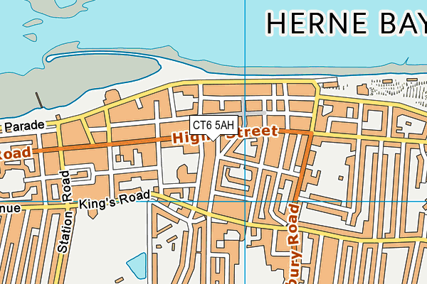 Urban Fitness map (CT6 5AH) - OS VectorMap District (Ordnance Survey)