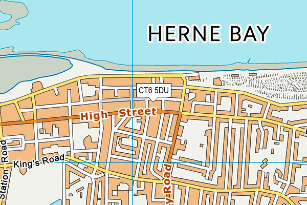 Map of MUSTARD (HERNE BAY) LTD at district scale