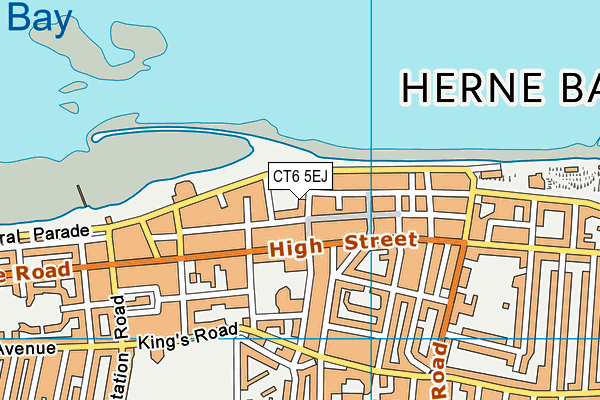 Map of HEART & SOUL HERNE BAY LTD at district scale