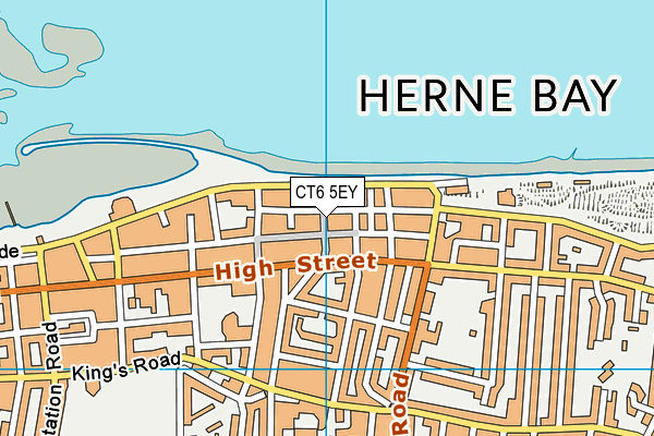 CT6 5EY map - OS VectorMap District (Ordnance Survey)