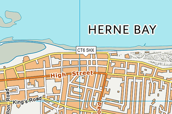 Map of 20-22 CENTRAL PARADE HERNE BAY LIMITED at district scale