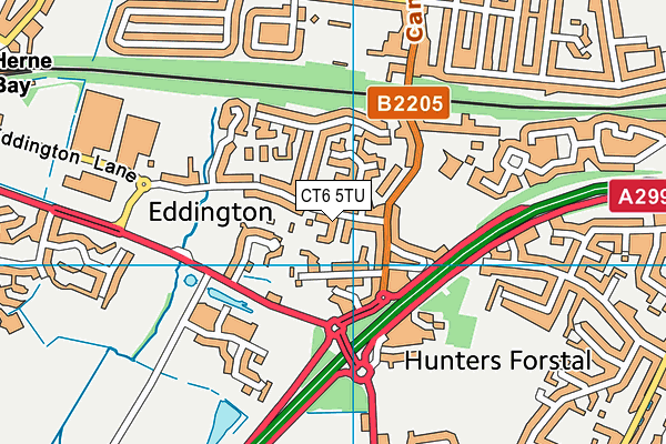 CT6 5TU map - OS VectorMap District (Ordnance Survey)