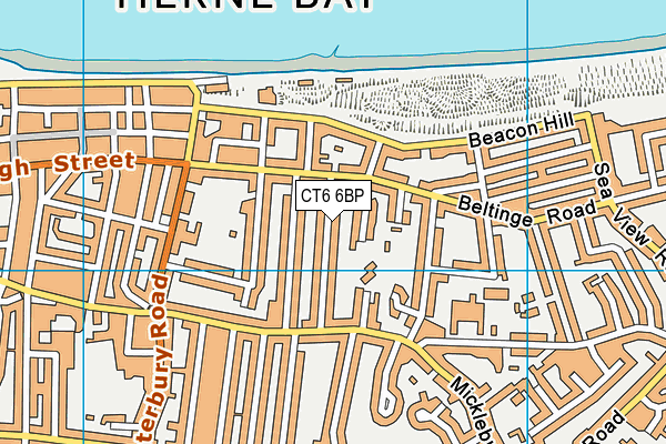 CT6 6BP map - OS VectorMap District (Ordnance Survey)