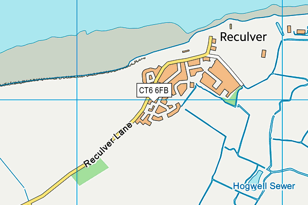CT6 6FB map - OS VectorMap District (Ordnance Survey)