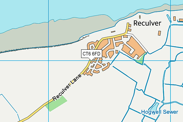 CT6 6FD map - OS VectorMap District (Ordnance Survey)