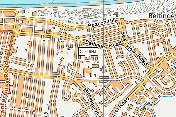 CT6 6HJ map - OS VectorMap District (Ordnance Survey)