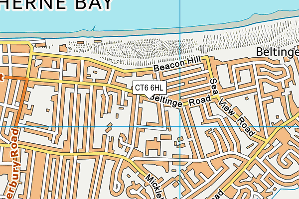 CT6 6HL map - OS VectorMap District (Ordnance Survey)