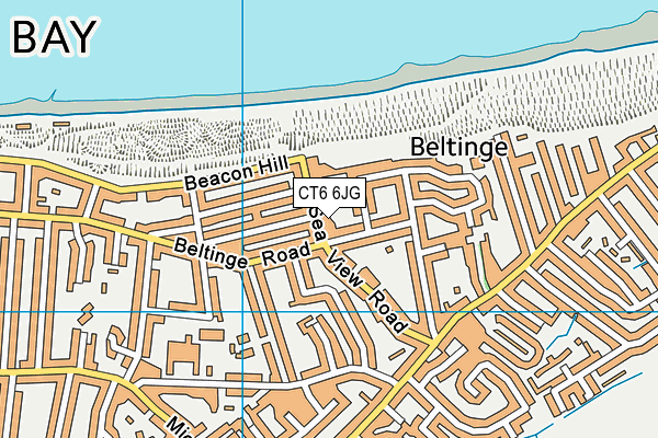 CT6 6JG map - OS VectorMap District (Ordnance Survey)