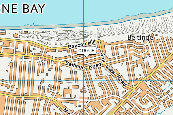 CT6 6JH map - OS VectorMap District (Ordnance Survey)