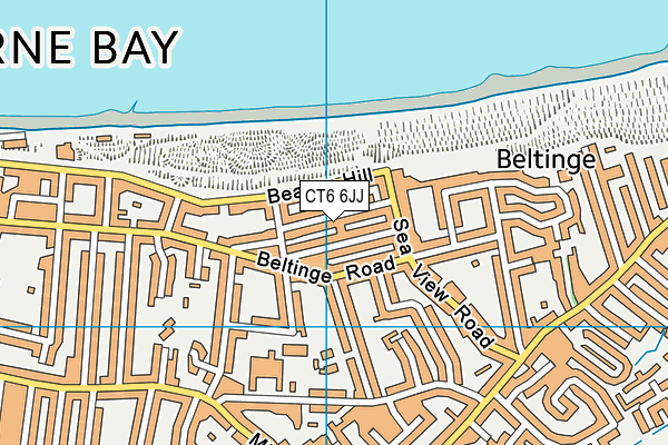 CT6 6JJ map - OS VectorMap District (Ordnance Survey)