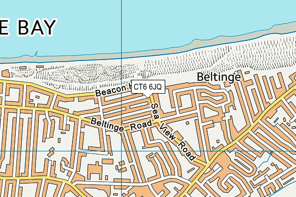 CT6 6JQ map - OS VectorMap District (Ordnance Survey)