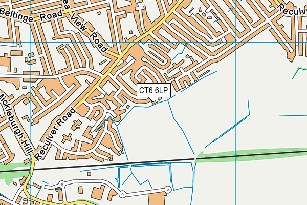 CT6 6LP map - OS VectorMap District (Ordnance Survey)