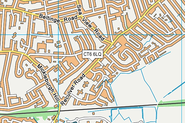 CT6 6LQ map - OS VectorMap District (Ordnance Survey)